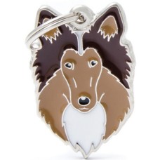 Myfamily Η φυλή του σκύλου σας σε ταυτότητα Friends Collie Καφέ - Μαύρο onesize Myfamily Η φυλή του σκύλου σας σε ταυτότητα Friends Collie Καφέ - Μαύρο onesize