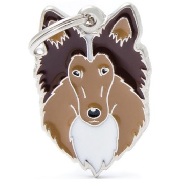 Myfamily Η φυλή του σκύλου σας σε ταυτότητα Friends Collie Καφέ - Μαύρο onesize Myfamily Η φυλή του σκύλου σας σε ταυτότητα Friends Collie Καφέ - Μαύρο onesize