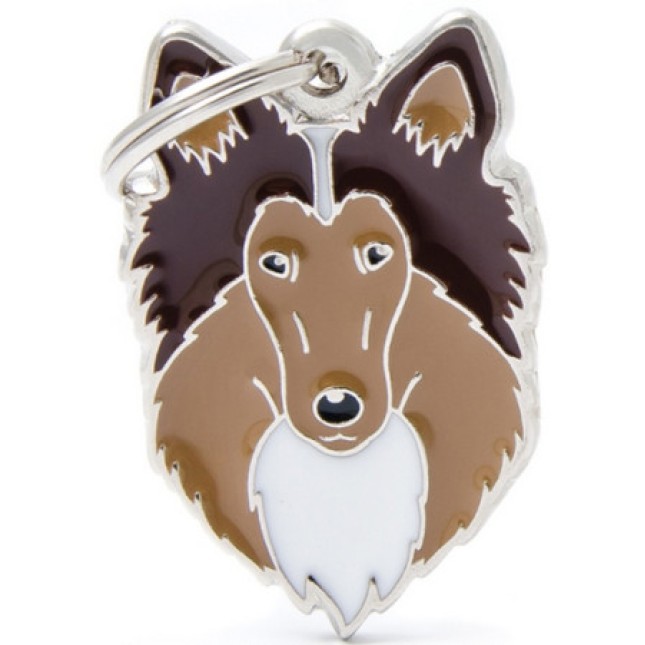 Myfamily Η φυλή του σκύλου σας σε ταυτότητα Friends Collie Καφέ - Μαύρο onesize Myfamily Η φυλή του σκύλου σας σε ταυτότητα Friends Collie Καφέ - Μαύρο onesize