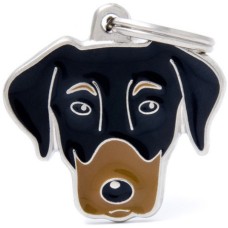 Myfamily Η φυλή του σκύλου σας σε ταυτότητα Friends Dobermann Μαύρο onesize Myfamily Η φυλή του σκύλου σας σε ταυτότητα Friends Dobermann Μαύρο onesize
