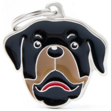 Myfamily Η φυλή του σκύλου σας σε ταυτότητα Friends Rottweiler Μαύρο onesize Myfamily Η φυλή του σκύλου σας σε ταυτότητα Friends Rottweiler Μαύρο onesize