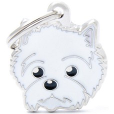 Myfamily Η φυλή του σκύλου σας σε ταυτότητα Friends West Highland White Terrier Λευκό onesize Myfamily Η φυλή του σκύλου σας σε ταυτότητα Friends West Highland White Terrier Λευκό onesize