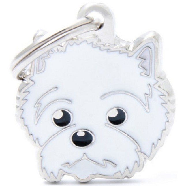 Myfamily Η φυλή του σκύλου σας σε ταυτότητα Friends West Highland White Terrier Λευκό onesize Myfamily Η φυλή του σκύλου σας σε ταυτότητα Friends West Highland White Terrier Λευκό onesize