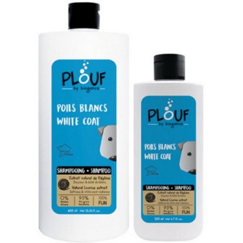 Biogance Plouf σαμπουάν για λευκό τρίχωμα με εκχυλίσματα γλυκόριζας για όλες τις ράτσες σκύλων
