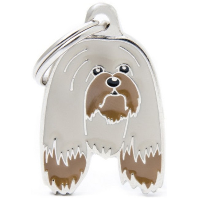 Myfamily Η φυλή του σκύλου σας σε ταυτότητα Friends Lhasa Apso Γκρι onesize Myfamily Η φυλή του σκύλου σας σε ταυτότητα Friends Lhasa Apso Γκρι onesize