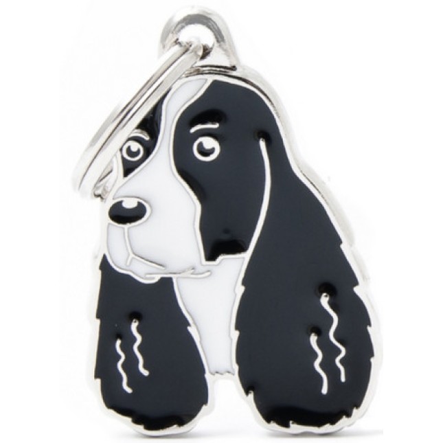Myfamily Ταυτότητα Friends Springer Spaniel Μαύρο onesize Myfamily Ταυτότητα Friends Springer Spaniel Μαύρο onesize