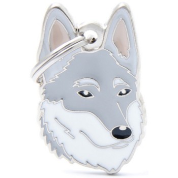 Myfamily Η φυλή του σκύλου σας σε ταυτότητα Friends Wolfdog Γκρι - Λευκό onesize Myfamily Η φυλή του σκύλου σας σε ταυτότητα Friends Wolfdog Γκρι - Λευκό onesize