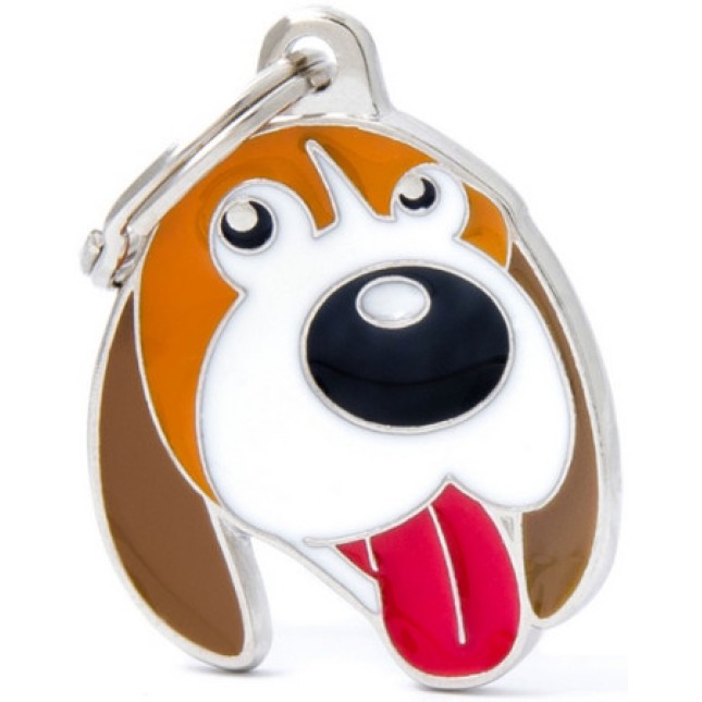 Myfamily Η φυλή του σκύλου σας σε ταυτότητα Friends Beagle Λευκό - Καφέ onesize Myfamily Η φυλή του σκύλου σας σε ταυτότητα Friends Beagle Λευκό - Καφέ onesize