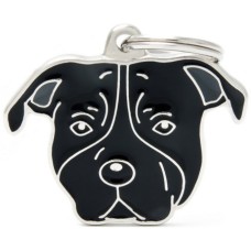 Myfamily Ταυτότητα Friends American Staffordshire Terrier Μαύρο onesize Myfamily Ταυτότητα Friends American Staffordshire Terrier Μαύρο onesize