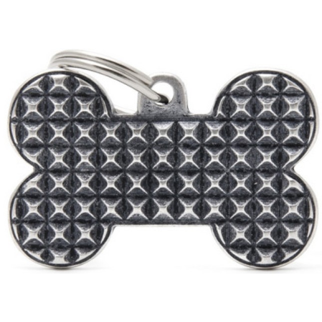 Myfamily Ταυτότητα Bronx Κόκαλο Studs Large 2.50X3.80cm Myfamily Ταυτότητα Bronx Κόκαλο Studs Large 2.50X3.80cm