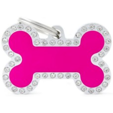 Myfamily Ταυτότητα Glam Κόκαλο Φούξια Large 2.5X3.80cm Myfamily Ταυτότητα Glam Κόκαλο Φούξια Large 2.5X3.80cm