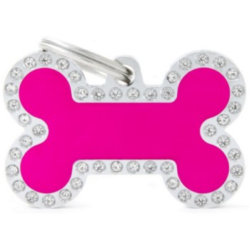 Myfamily Ταυτότητα Glam Κόκαλο Φούξια Large 2.5X3.80cm Myfamily Ταυτότητα Glam Κόκαλο Φούξια Large 2.5X3.80cm