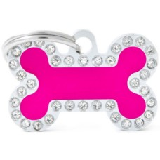 Myfamily Ταυτότητα Glam Κόκαλο Φούξια Small 1.9X3.00cm Myfamily Ταυτότητα Glam Κόκαλο Φούξια Small 1.9X3.00cm