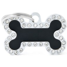 Myfamily Ταυτότητα Glam Κόκαλο Μαύρο Small 1.9X3.00cm Myfamily Ταυτότητα Glam Κόκαλο Μαύρο Small 1.9X3.00cm