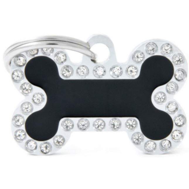 Myfamily Ταυτότητα Glam Κόκαλο Μαύρο Small 1.9X3.00cm Myfamily Ταυτότητα Glam Κόκαλο Μαύρο Small 1.9X3.00cm