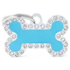 Myfamily Ταυτότητα Glam Κόκαλο Γαλάζιο Small 1.9X3.00cm Myfamily Ταυτότητα Glam Κόκαλο Γαλάζιο Small 1.9X3.00cm