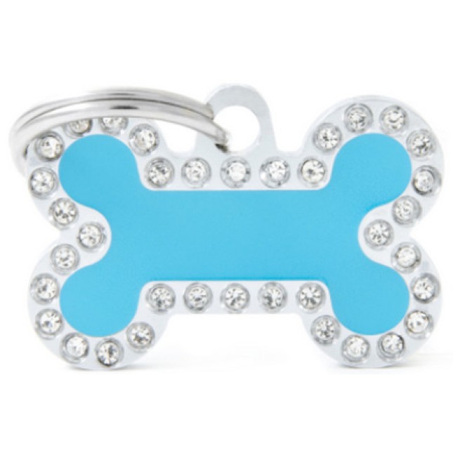 Myfamily Ταυτότητα Glam Κόκαλο Γαλάζιο Small 1.9X3.00cm Myfamily Ταυτότητα Glam Κόκαλο Γαλάζιο Small 1.9X3.00cm