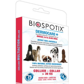 Biogance Biospotix Dermocare+απωθητικό μη τοξικό αντιπαρασιτικό κολάρο σκύλου μεγάλο 75cm Biogance Biospotix Dermocare+απωθητικό μη τοξικό αντιπαρασιτικό κολάρο σκύλου μεγάλο 75cm