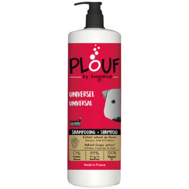 Biogance Plouf σαμπουάν universal με εκχυλίσματα σταφυλιού 1lt Biogance Plouf σαμπουάν universal με εκχυλίσματα σταφυλιού 1lt