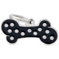 Myfamily Ταυτότητα Chic Κόκαλο Μαύρο Large 2.00X4.00cm Myfamily Ταυτότητα Chic Κόκαλο Μαύρο Large 2.00X4.00cm