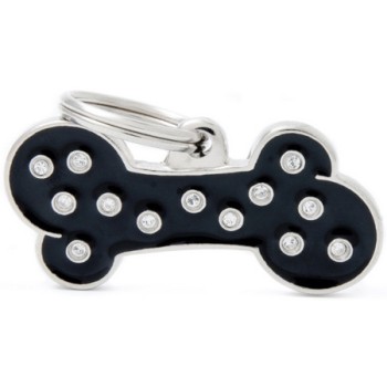 Myfamily Ταυτότητα Chic Κόκαλο Μαύρο Large 2.00X4.00cm Myfamily Ταυτότητα Chic Κόκαλο Μαύρο Large 2.00X4.00cm