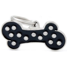 Myfamily Ταυτότητα Chic Κόκαλο Μαύρο Small 1.50X3.00cm Myfamily Ταυτότητα Chic Κόκαλο Μαύρο Small 1.50X3.00cm