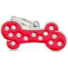 Myfamily Ταυτότητα Chic Κόκαλο Κόκκινο Small 1.50X3.00cm Myfamily Ταυτότητα Chic Κόκαλο Κόκκινο Small 1.50X3.00cm