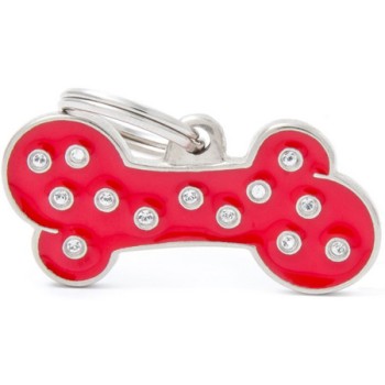 Myfamily Ταυτότητα Chic Κόκαλο Κόκκινο Small 1.50X3.00cm Myfamily Ταυτότητα Chic Κόκαλο Κόκκινο Small 1.50X3.00cm
