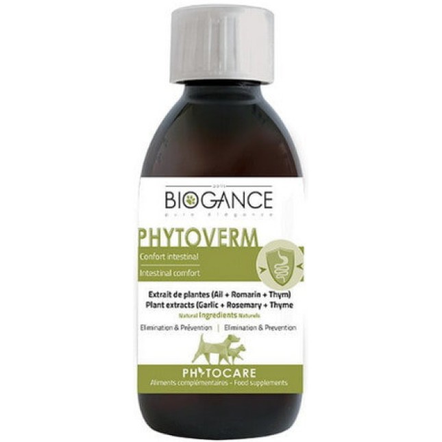 Biogance phytocare phytoverm διατροφικό συμπλήρωμα για τη σωστή εντερική  λειτουργία