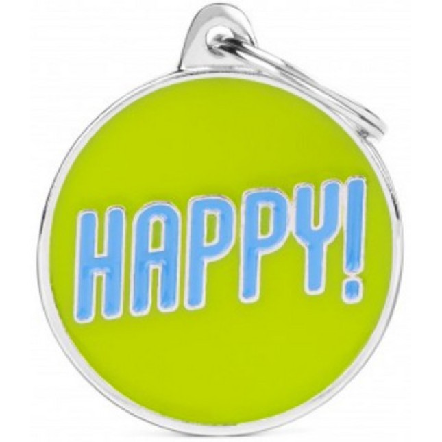 Myfamily Ταυτότητα Ταυτότητα Charms Happy για την ασφάλεια του κατοικίδιου σας Myfamily Ταυτότητα Ταυτότητα Charms Happy για την ασφάλεια του κατοικίδιου σας