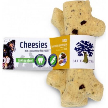 Blue Tree cheesies κόκκαλα με πάπια, λιναρόσπορος & χαρούπι small (2τεμ.) 40gr
