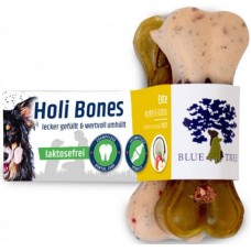 Blue Tree holi Γεμιστά κόκκαλα για σκύλους με πάπια, μήλο & καρύδα καθαρίζει φυσικά τα δόντια
