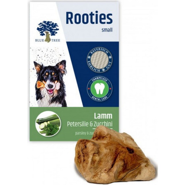 Blue Tree Rooties γεμιστές ρίζες οξιάς με κρέας αρνιού, μαϊντανό & κολοκύθι small 80gr.