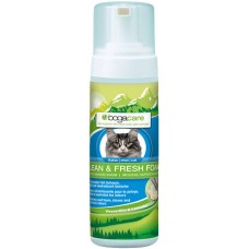 Bogacare σαμπουάν γάτας αφρός ήπιου ξηρού καθαρισμού έχει αντιβακτηριδιακή δράση 150ml.