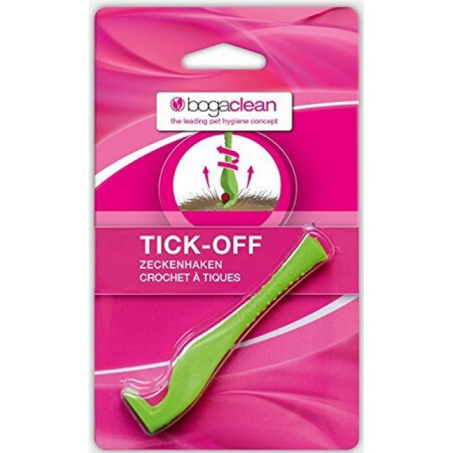 Bogaclean tick off twisters λαβίδα αφαίρεσης τσιμπουριών από το τρίχωμα του σκύλου 1τεμ.