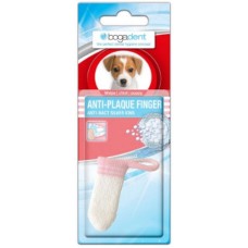 Bogadent Γάντι δακτύλου με αντιβακτηριδιακή δράση για τον καθαρισμό των δοντιών του νεαρού σκύλου
