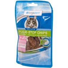 Bogadent plaque -stop γευστικά ημίσκληρα τσιπς οδοντικής περιποίησης με ψάρι για γάτες 50gr.