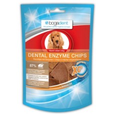Bogadent dental enzyme τσιπς οδοντιατρικής φροντίδας φτιαγμένα από 87% κοτόπουλο 40gr.