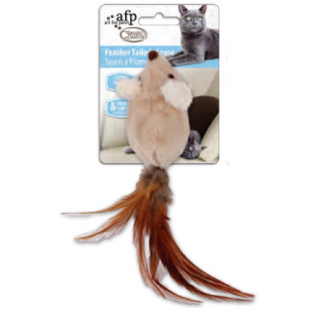 AFP  παιχνίδι γάτας μαλακό ποντικάκι με φτερά στην ουρά η γάτα σας δεν θα σταματήσει να το κυνηγάει