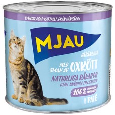 Bozita Mjau grain free με βοδινό πατέ είναι μια υψηλής ποιότητας υγρή τροφή γάτας 635gr Bozita Mjau grain free με βοδινό πατέ είναι μια υψηλής ποιότητας υγρή τροφή γάτας 635gr