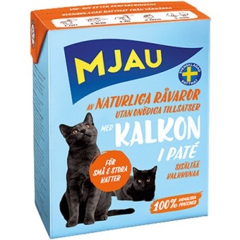 Bozita Mjau pate grain free tetra pack γαλοπούλα είναι κατάλληλο για γάτες όλων των ηλικιών 380gr Bozita Mjau pate grain free tetra pack γαλοπούλα είναι κατάλληλο για γάτες όλων των ηλικιών 380gr