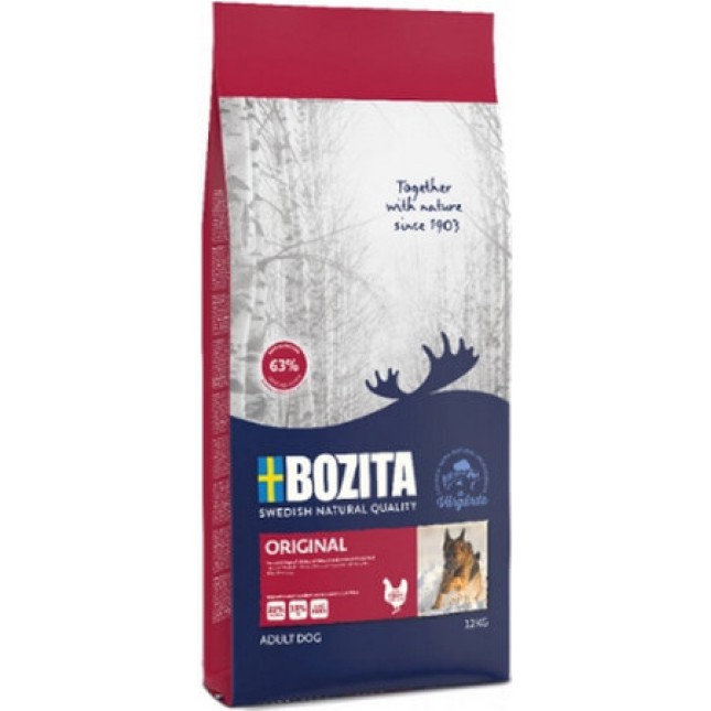 Bozita original τροφή για ενήλικους σκύλους με κοτόπουλο 22/11 12kg Bozita original τροφή για ενήλικους σκύλους με κοτόπουλο 22/11 12kg