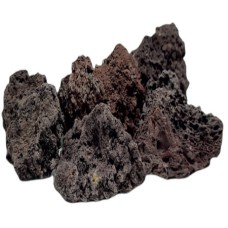 Διακοσμητικό πέτρα ενυδρείου από ηφαιστειακή λάβα 5-8cm σετ 6 τεμαχίων