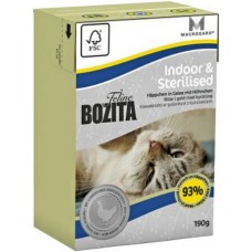 Bozita υγρή τροφή σε ζελέ για γάτες εσωτερικού χώρου και σε στειρωμένες γάτες χωρίς δημητριακά 190gr