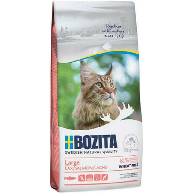 Bozita feline τροφή wheat free για γάτες μεγαλόσωμων φυλών σολομό 400gr Bozita feline τροφή wheat free για γάτες μεγαλόσωμων φυλών σολομό 400gr