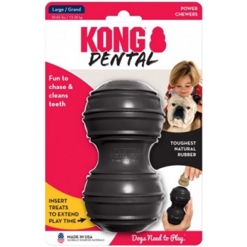Kong Extreme Dental large από μαύρο καουτσούκ υψηλής αντοχής Kong Extreme Dental large από μαύρο καουτσούκ υψηλής αντοχής