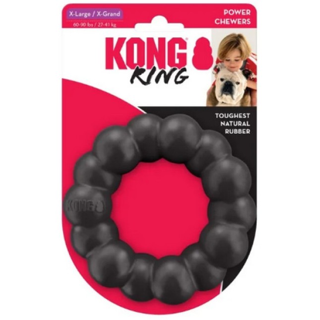 Kong Extreme xl δαχτυλίδι από μαύρο καουτσούκ υψηλής αντοχής