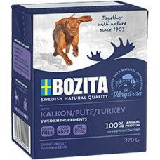 Bozita τροφή σκύλου big γαλοπούλα σε ζελέ χωρίς δημητριακά tetra pack  370gr