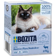 Bozita chunks υγρή τροφή σε σάλτσα για γάτες χωρίς δημητριακά με πάπια για εξαιρετική γεύση