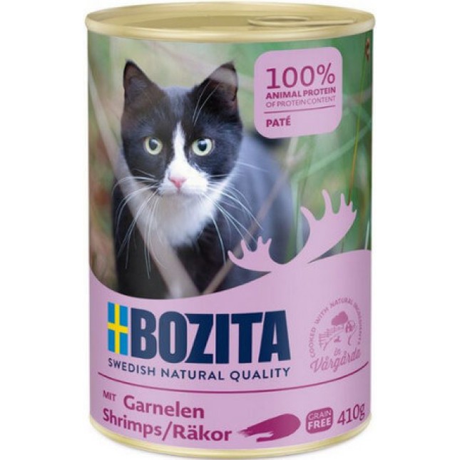 Bozita chunks πλήρης τροφή pate για ενήλικες γάτες και μικρά γατάκια με γαρίδες Bozita chunks πλήρης τροφή pate για ενήλικες γάτες και μικρά γατάκια με γαρίδες
